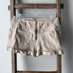 Tan shorts - high waisted